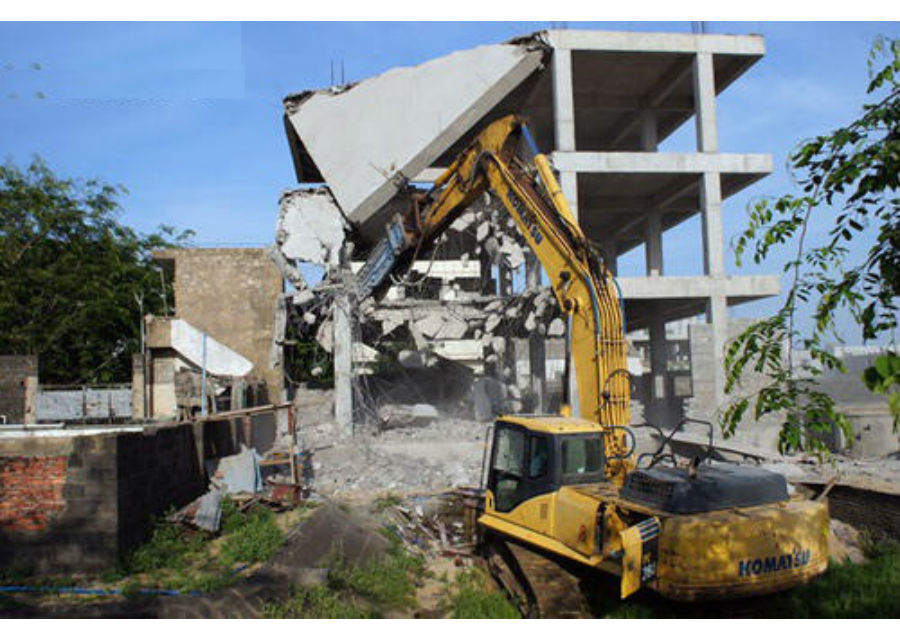 демонтаж сооружений при строительстве жилых комплексов