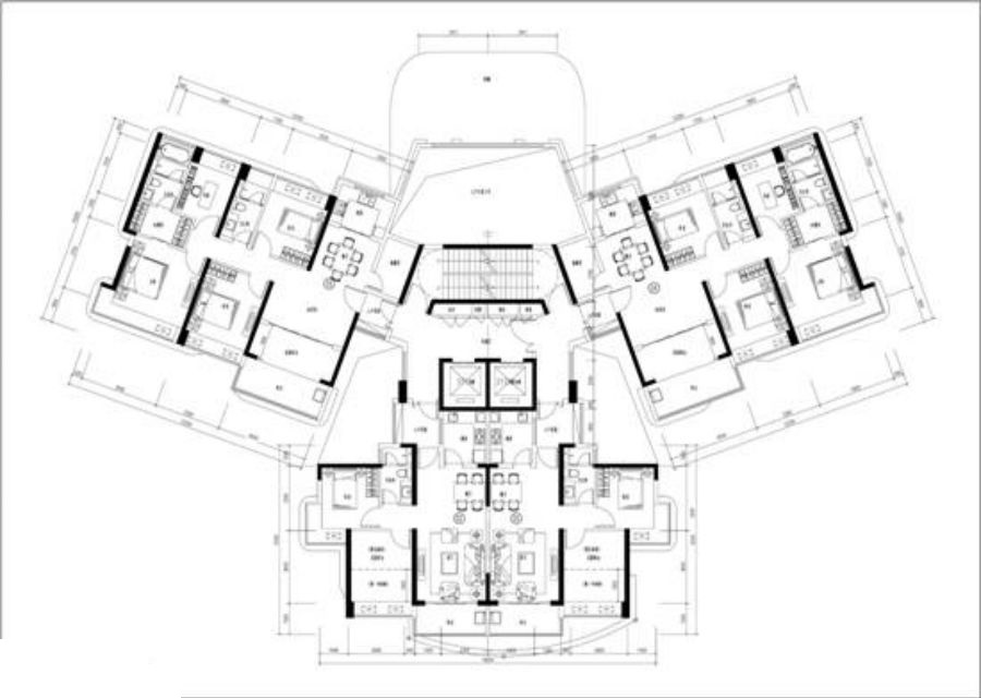 проектирование торгово-развлекательного центра - план этажа