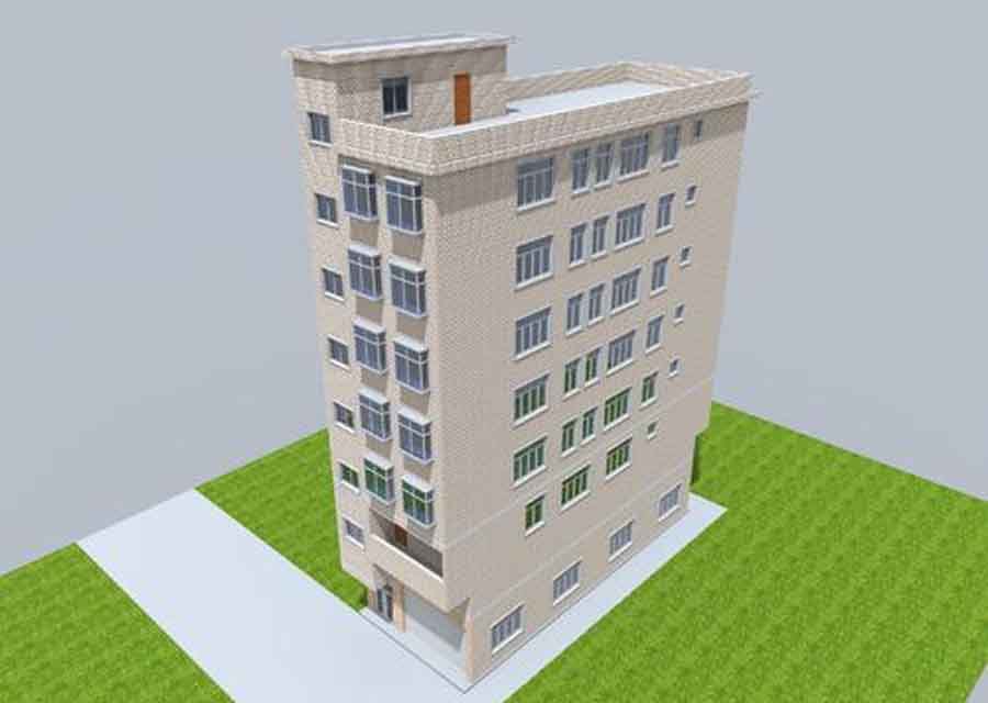 3D проектирование жилого многоэтажного здания