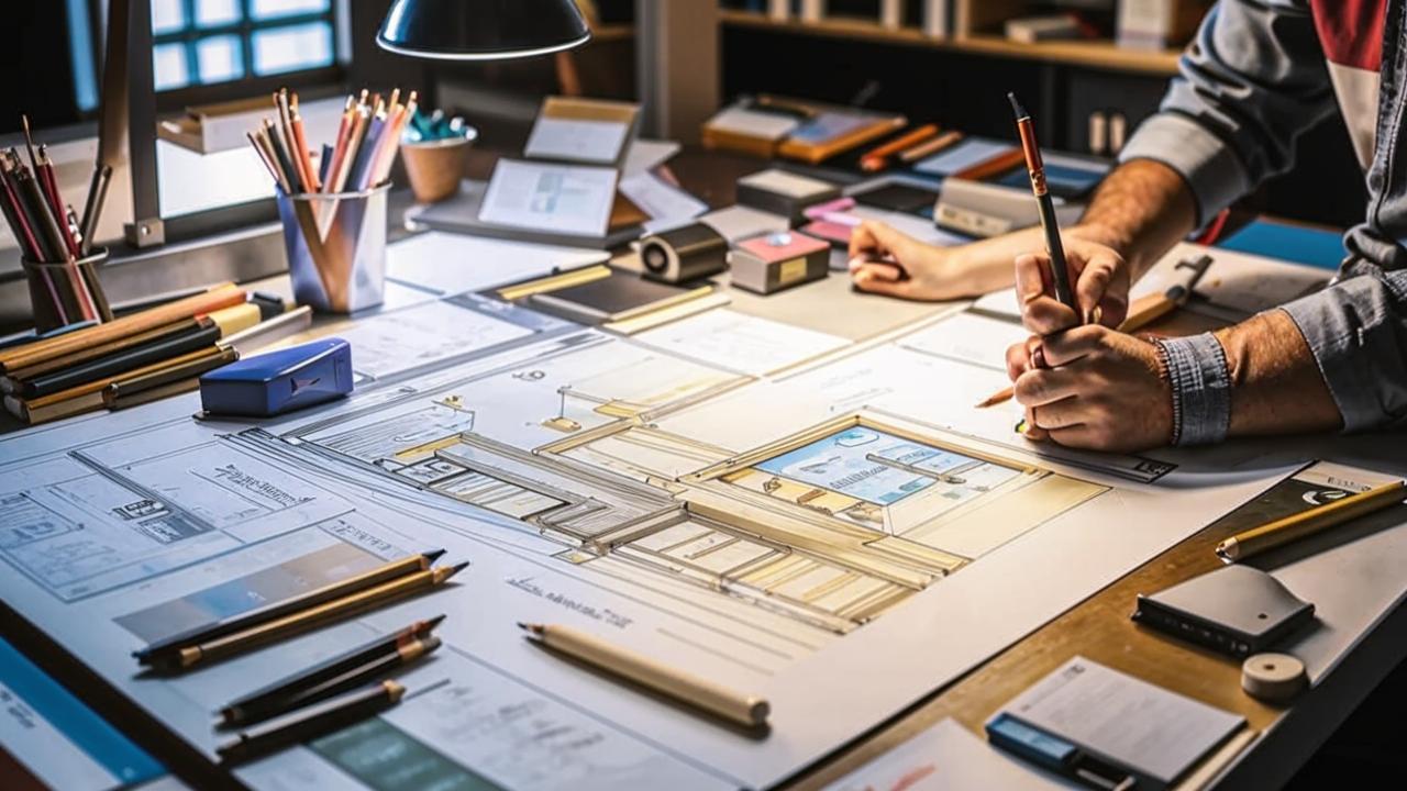 Эскизное проектирование. Разработка эскиза, формирование планировки, внешнего вида здания