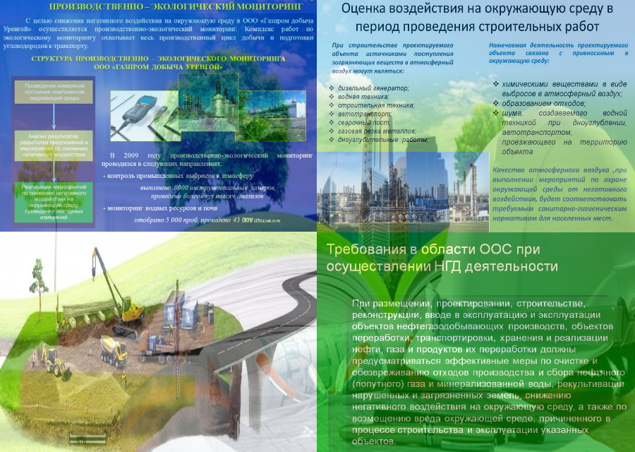 Предпроектные работы. Охрана окружающей среды
