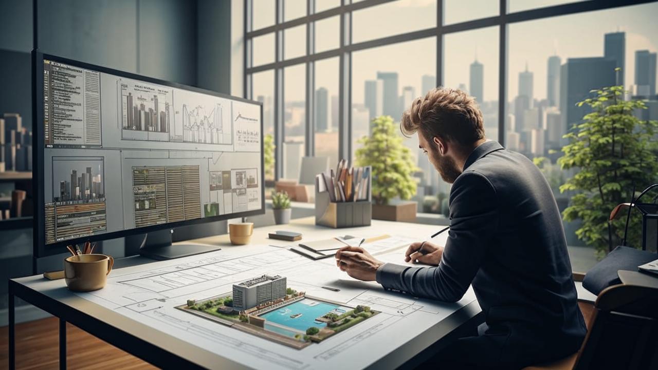 Эскизное проектирование. Разработка эскиза, формирование планировки, внешнего вида здания