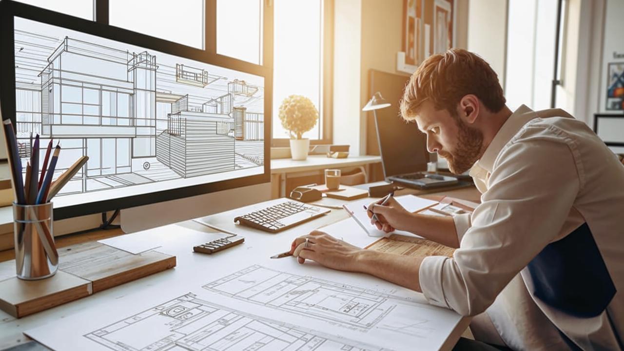 Эскизное проектирование. Разработка эскиза, формирование планировки, внешнего вида здания